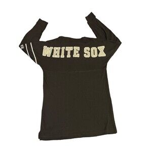 Chicago White Sox Victoria's Secret Pink Womens Top Sweatshirt Sz XS Sequin MLB
